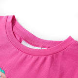 Vidaxl kindershirt 116 donkerroze