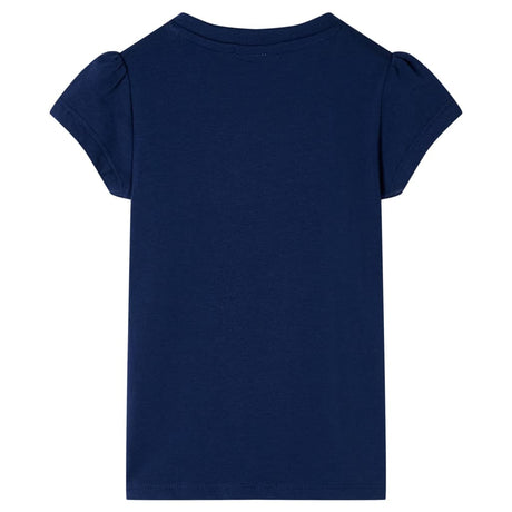 Vidaxl kindershirt 116 marineblauw