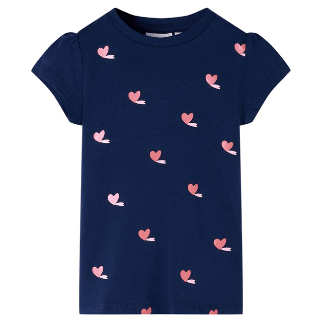 Vidaxl kindershirt 140 marineblauw