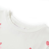 Vidaxl kindershirt 104 ecru