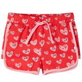 Vidaxl kindershort met trekkoord 116 rood