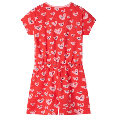 Vidaxl kinderjumpsuit 104 rood