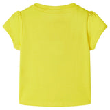Vidaxl kindershirt 128 geel