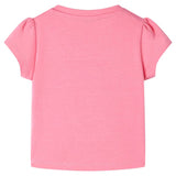 Vidaxl kindershirt 116 fluorescerend felroze