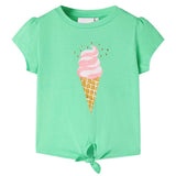 Vidaxl kindershirt 128 lichtgroen