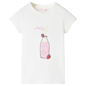 Vidaxl kindershirt 140 ecru