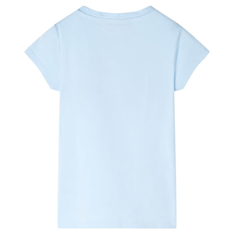 Vidaxl kindershirt 128 zachtblauw