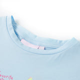 Vidaxl kindershirt 140 zachtblauw