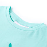 VidaXL Kindershirt 92 lichtmint