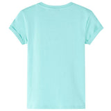 Vidaxl kindershirt 128 lichtmint