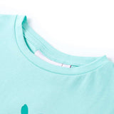 Vidaxl kindershirt 128 lichtmint