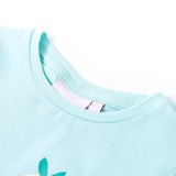 VidaXL Kindershirt 92 lichtzeeblauw