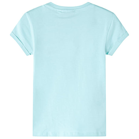 Vidaxl kindershirt 116 lichtzeeblauw
