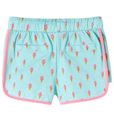 VidaXL Kindershort met trekkoord 92 lichtmintkleurig