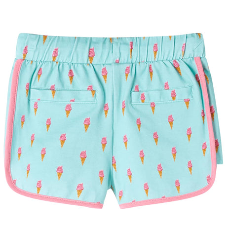 Vidaxl kindershorts met trekkoord 116 lichtmintkleurig