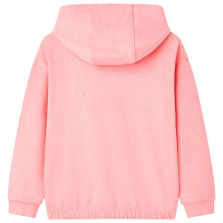 Vidaxl kindertrui met capuchon 128 felroze
