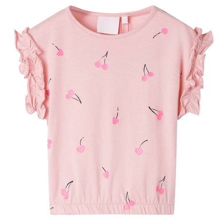 Vidaxl kindershirt 116 lichtroze