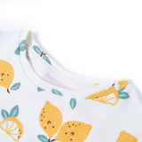 Vidaxl kindershirt met knoop in de zoom 92 ecru