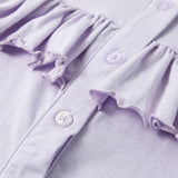 Vidaxl kindershirt 104 lila