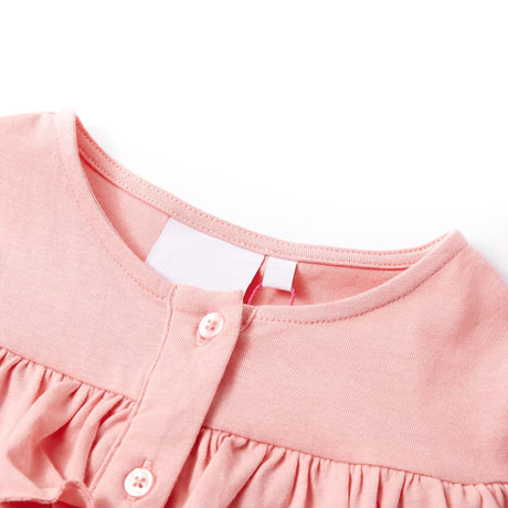 Vidaxl kindershirt 92 middelroze