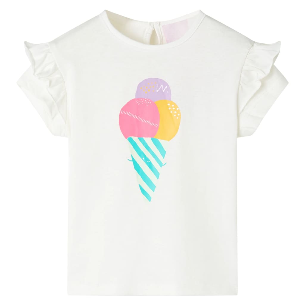 Vidaxl kindershirt 128 ecru