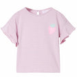 Vidaxl kindershirt met mouwen met ruches 116 lila