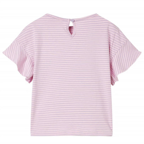 Vidaxl kindershirt met mouwen met ruches 116 lila