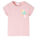 Vidaxl kindershirt 116 lichtroze