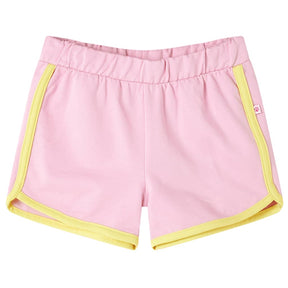 Vidaxl kindershorts met bies 140 felroze