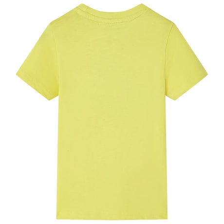 Vidaxl kindershirt met korte mouwen 92 geel