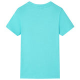 VidaXL Kindershirt met korte mouwen 92 zeeblauw