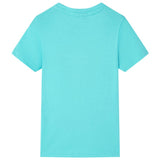 VidaXL Kindershirt met korte mouwen 104 zeeblauw