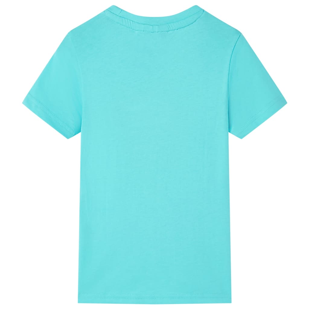 VidaXL Kindershirt met korte mouwen 128 zeeblauw