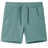 Vidaxl kindershorts met trekkoord 104 oudpetrol