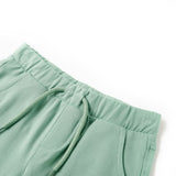 Vidaxl kindershorts met trekkoord 92 lichtkaki