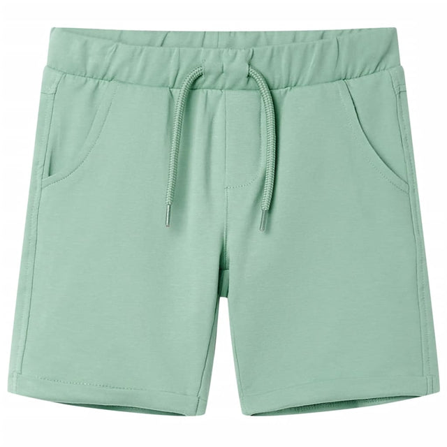 Vidaxl kindershorts met trekkoord 104 lichtkaki