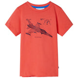 Vidaxl kindershirt 140 lichtrood