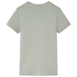 Vidaxl kindershirt 140 lichtkakikleurig