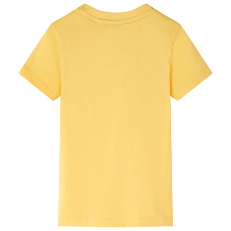 Vidaxl kindershirt 92 lichtokerkleurig