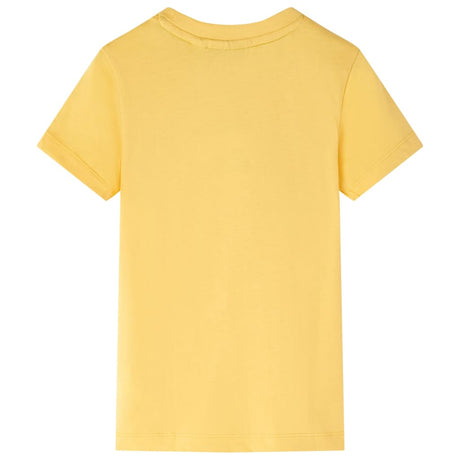 Vidaxl kindershirt 104 lichtokerkleurig