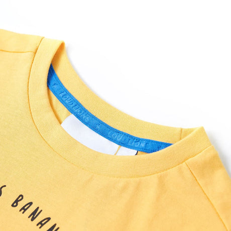 Vidaxl kindershirt 128 lichtokerkleurig