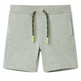 Vidaxl kindershorts met trekkoord 104 gemêleerd lichtkakikleurig