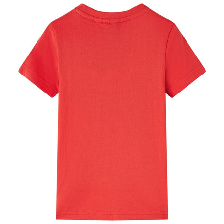 Vidaxl kindershirt 104 rood