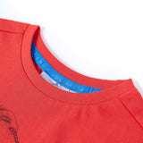 Vidaxl kindershirt 128 rood