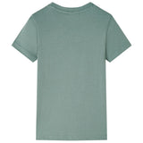 VidaXL Kindershirt 92 kakikleurig