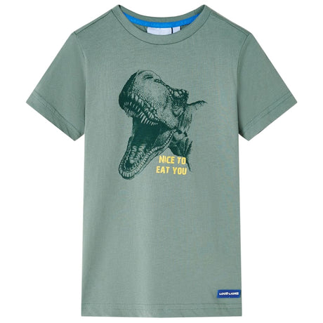 Vidaxl kindershirt 104 kakikleurig