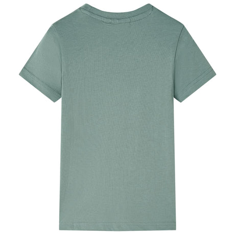 Vidaxl kindershirt 128 kakikleurig