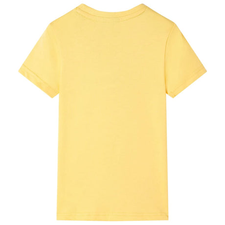 Vidaxl kindershirt 128 lichtokerkleurig