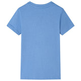 Vidaxl kindershirt 104 middelblauw