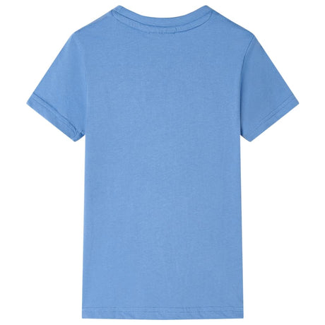 Vidaxl kindershirt 104 middelblauw